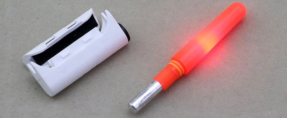 2pcs Rechargeable LED Rod Tip Lights for night fishing