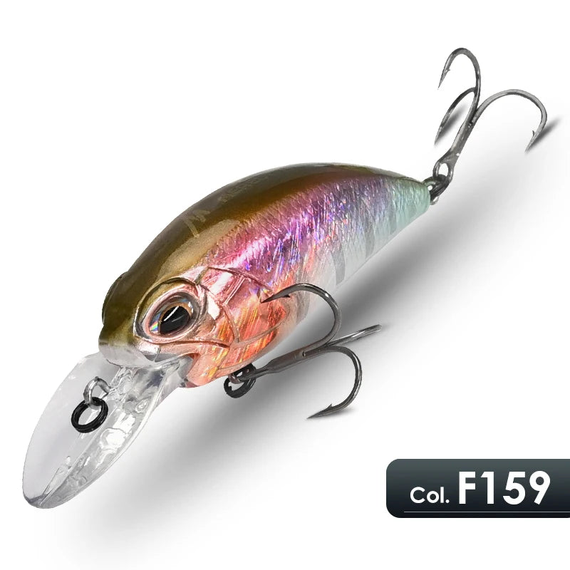 Slow Floating Crankbait – 6.5 cm / 14 g Hard Body Lure for Bream, Bass & Flathead