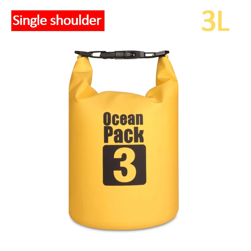 Waterproof Floating Dry Bag | 2L–30L | 500D | Fishing, Boating & Swimming