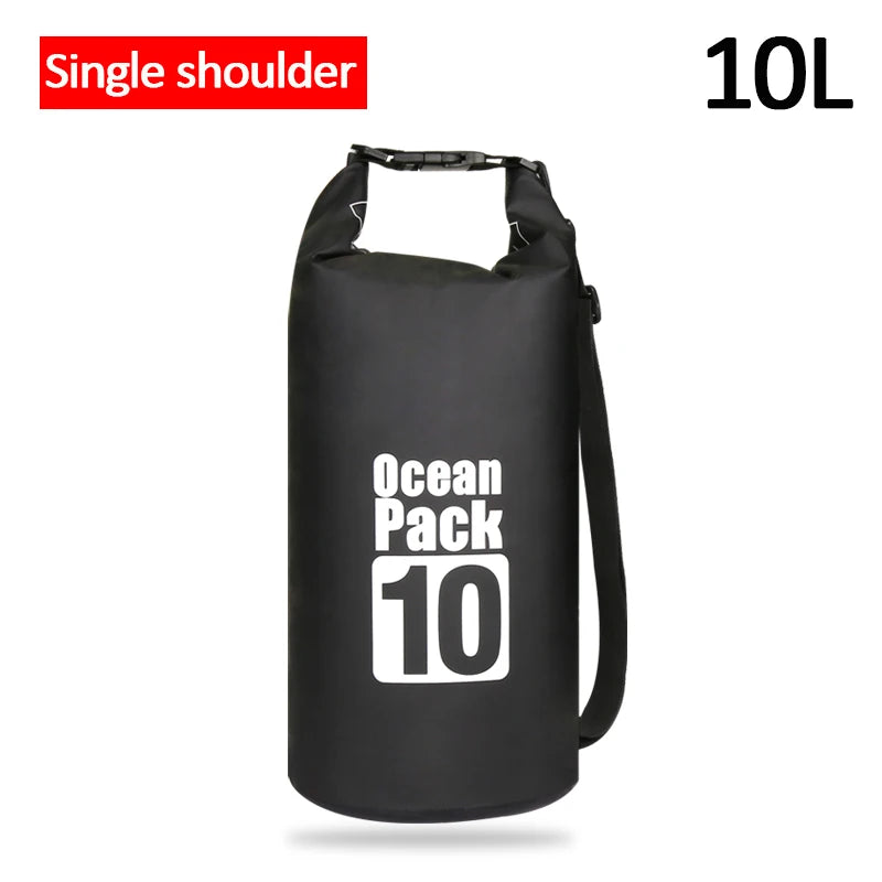 Waterproof Floating Dry Bag | 2L–30L | 500D | Fishing, Boating & Swimming