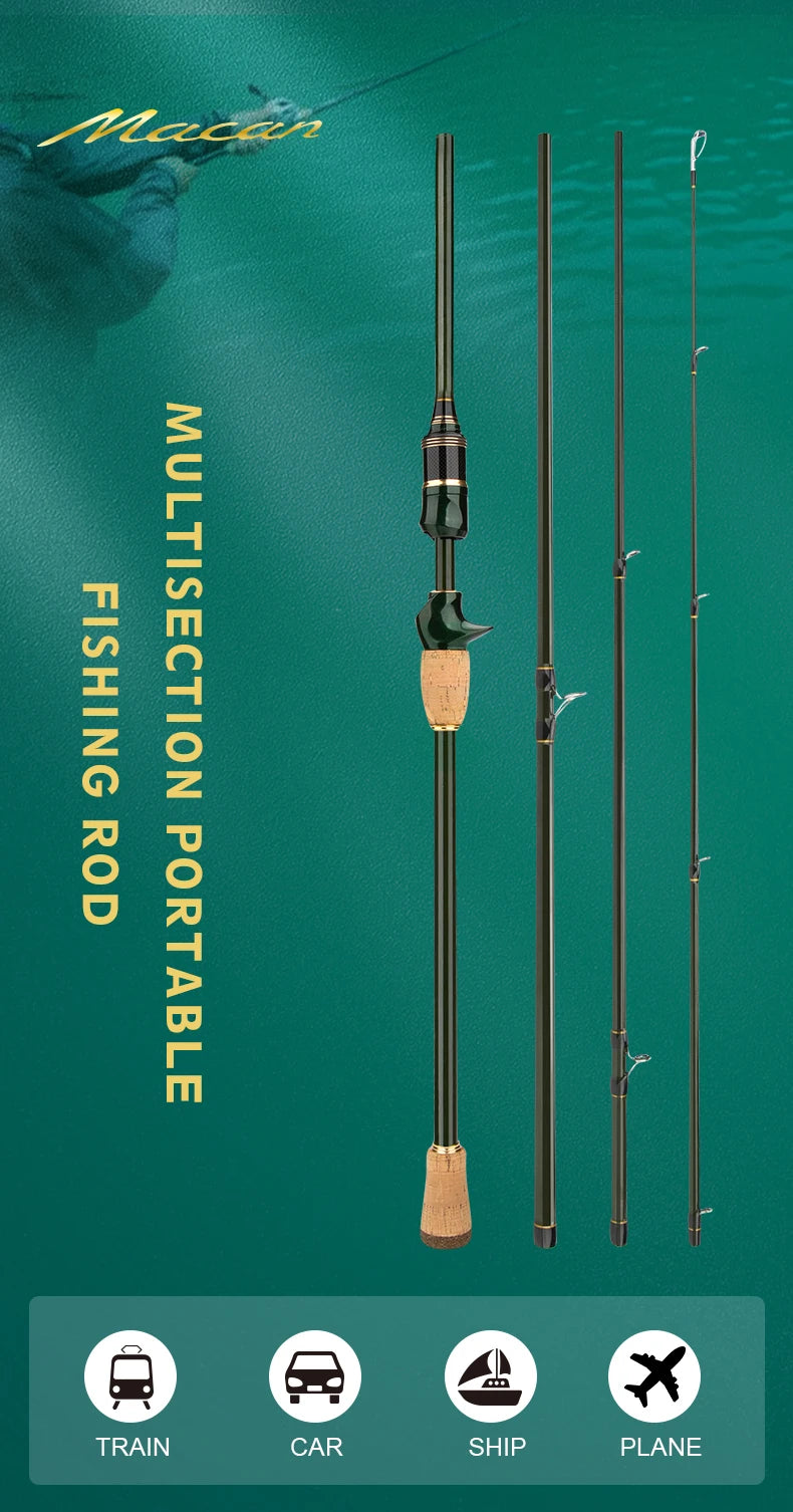 CEMREO Spinning/Casting Travel Rod