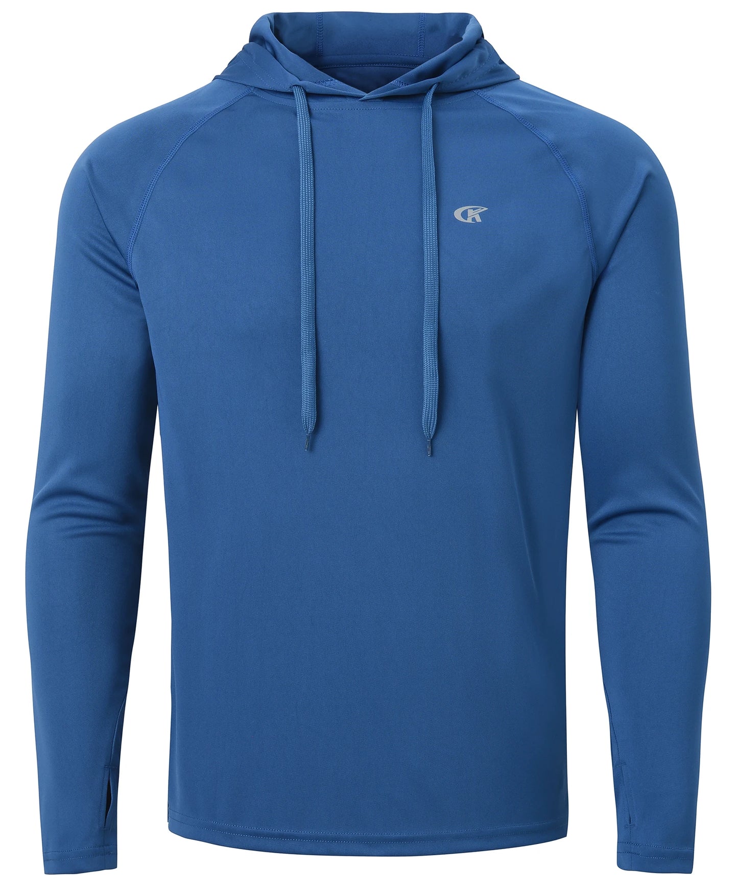 Men’s UPF 50+ Long Sleeve Hoodie Shirt | Quick-Dry Rash Guard | Lightweight Summer Outdoor Pullover