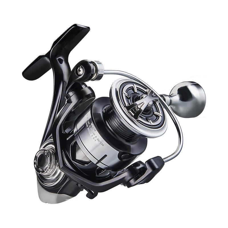 DEUKIO Waterproof Spinning Reel | 2000–7000 Sizes | 15KG Max Drag | 5.2:1 Gear Ratio | Metal Ball Knob