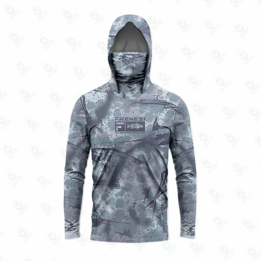 FRENESI Fishing Shirt with Mask and Hood