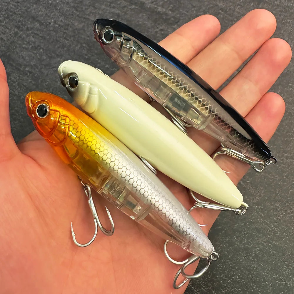 Floating Pencil Bait – 10 cm / 17.5 g Topwater Hard Lure (Walk-the-Dog Action, Fresh & Saltwater)