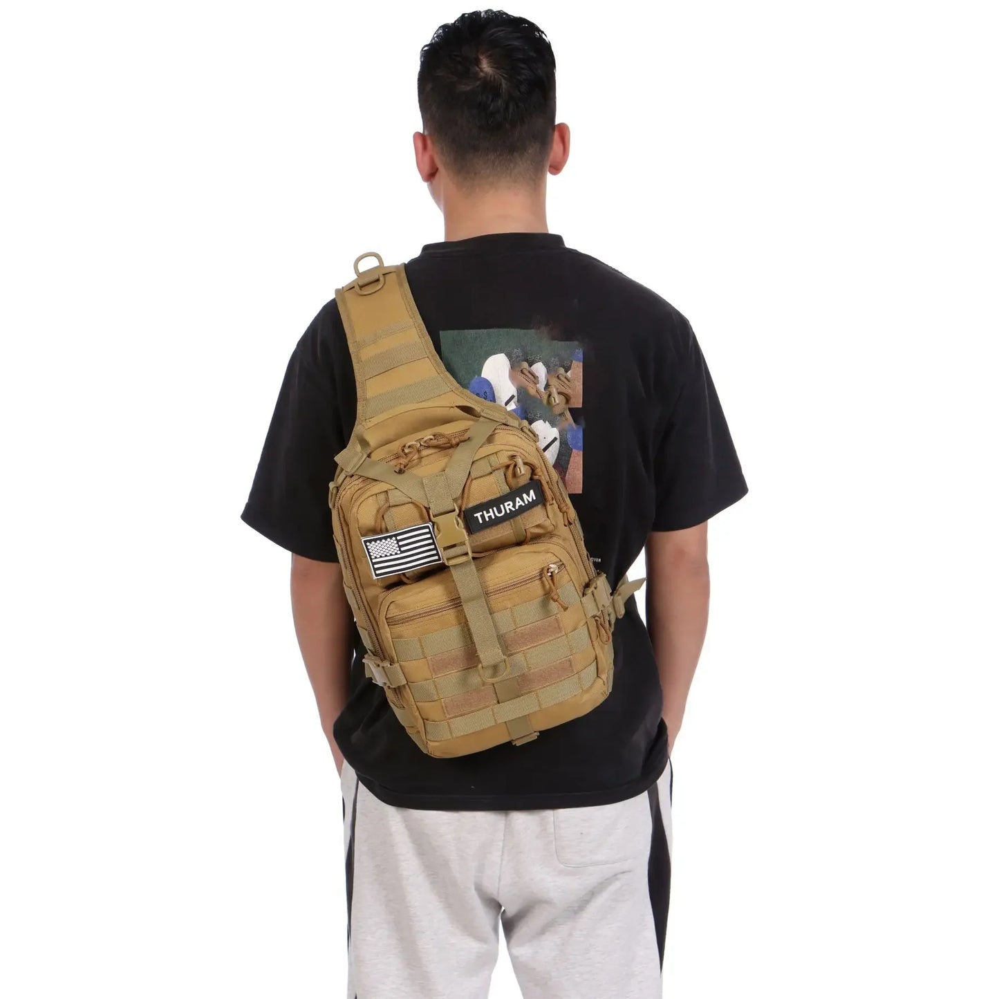 Tactical Assault Pack Sling Backpack
