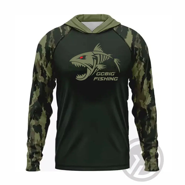 Men’s Long Sleeve Fishing Shirt – Quick-Dry, Breathable & UPF 50+ Sun Protection