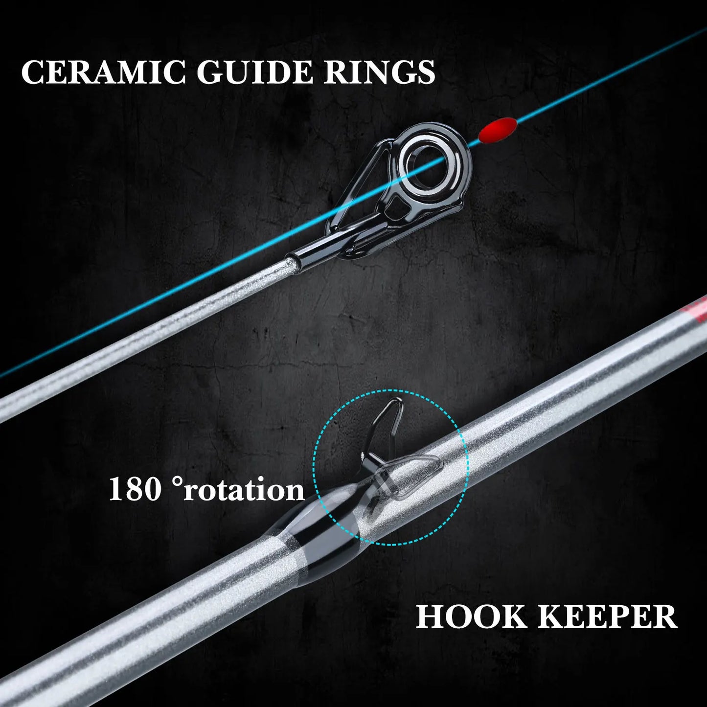 5-Section Travel Rod 1.8m Spinning/Casting