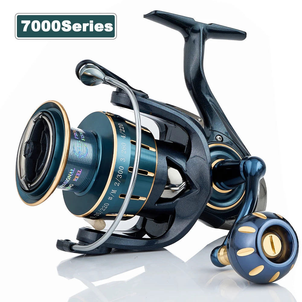 MBLN Durable Spinning Reel | Alloy Gear, Spool & Handle | CNC Arm | 5+1 Steel Bearings | Saltwater Ready