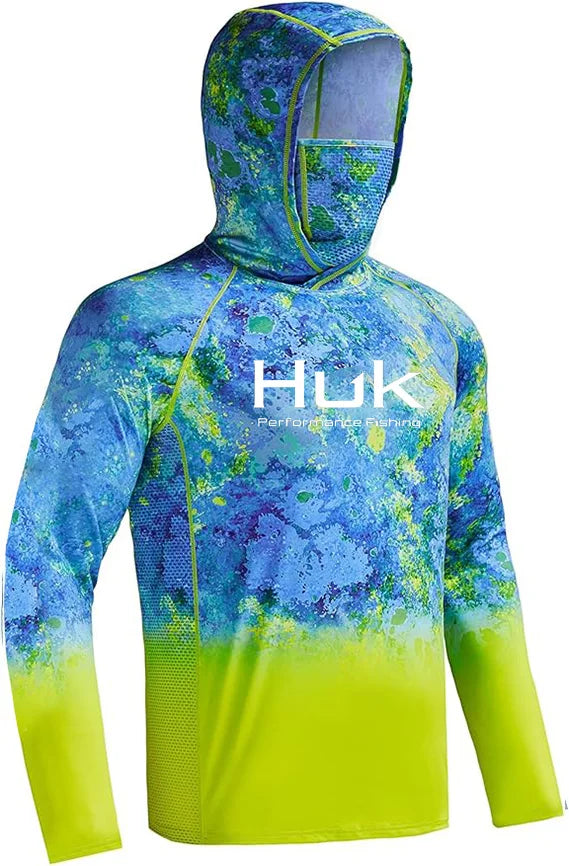 HUK Hooded Fishing Shirt Unisex Range