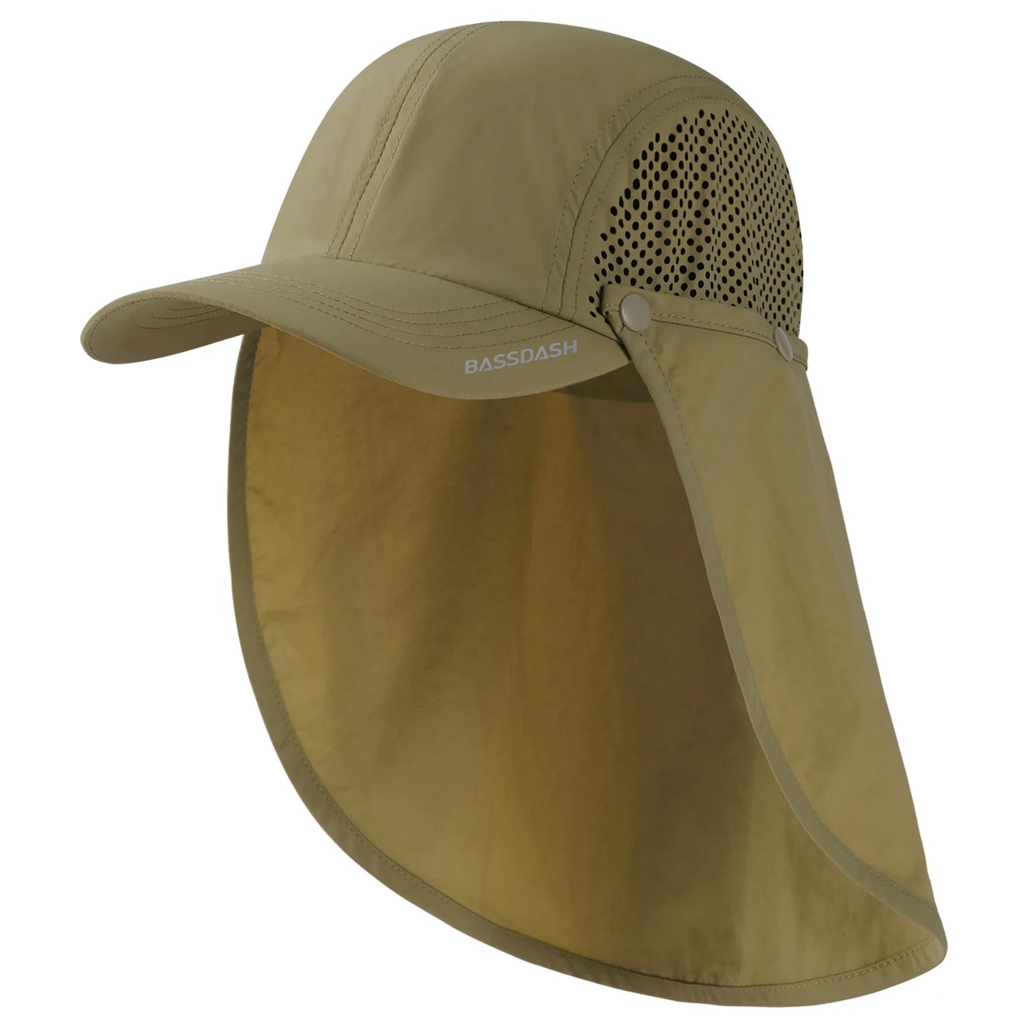 UPF 50+ Foldable Fishing Cap with Removable Neck Flap