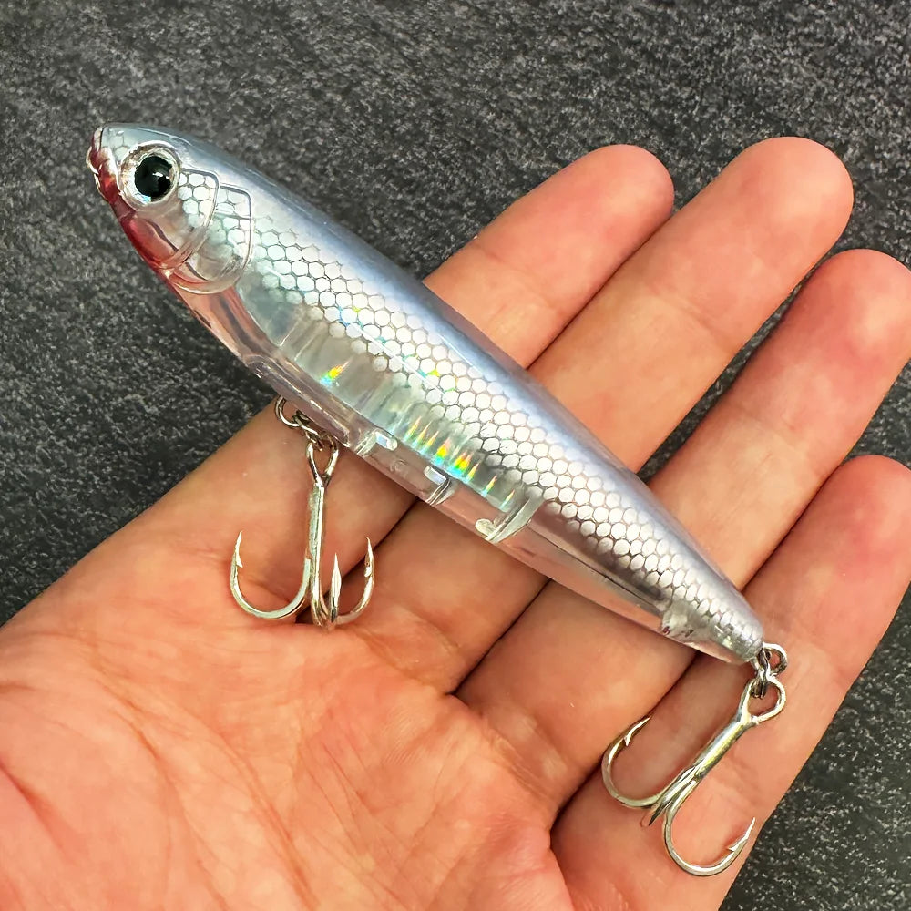 Floating Pencil Bait – 10 cm / 17.5 g Topwater Hard Lure (Walk-the-Dog Action, Fresh & Saltwater)