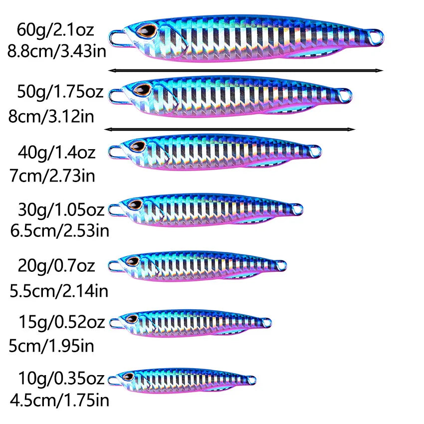 12pcs Jig Set 50-60g