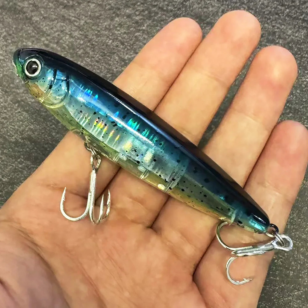 Floating Pencil Bait – 10 cm / 17.5 g Topwater Hard Lure (Walk-the-Dog Action, Fresh & Saltwater)