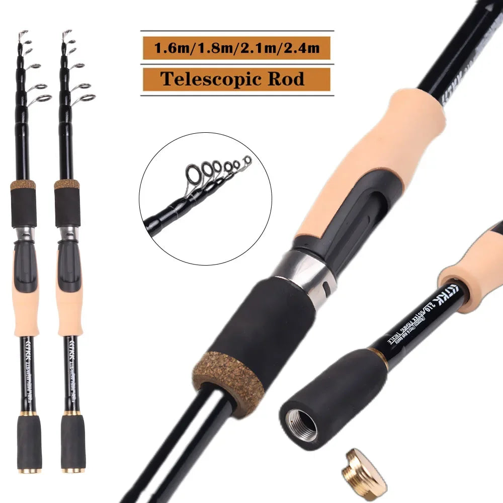 JOSBY Telescopic Travel Rod 1.6m - 2.4m