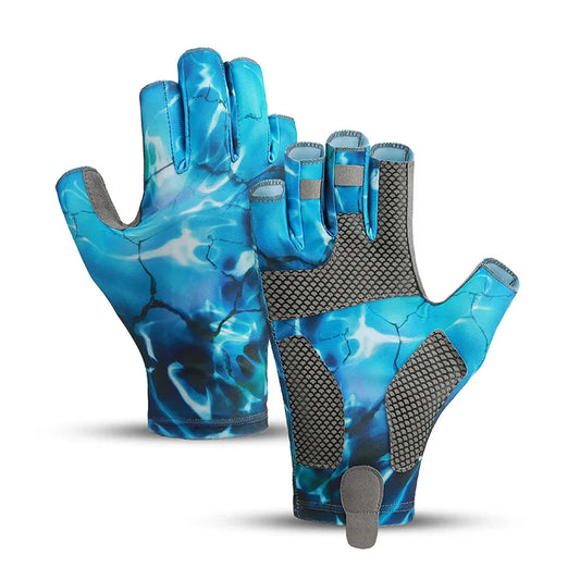 UV Protection Fishing Fingerless Gloves