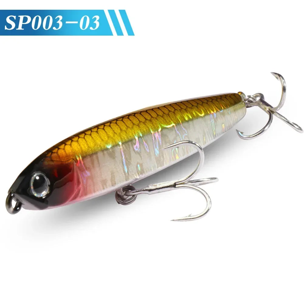 GOBAIT Sinking Pencil Lure – 8 cm / 10 cm (10 g–24 g) Long-Casting Hardbait for Fresh & Saltwater