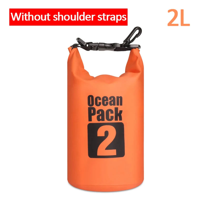 Waterproof Floating Dry Bag | 2L–30L | 500D | Fishing, Boating & Swimming