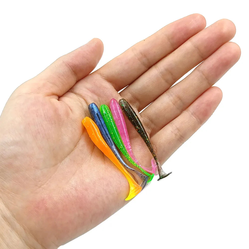 Soft Plastic Paddle-Tail  30pcs/ 5cm/ 1g