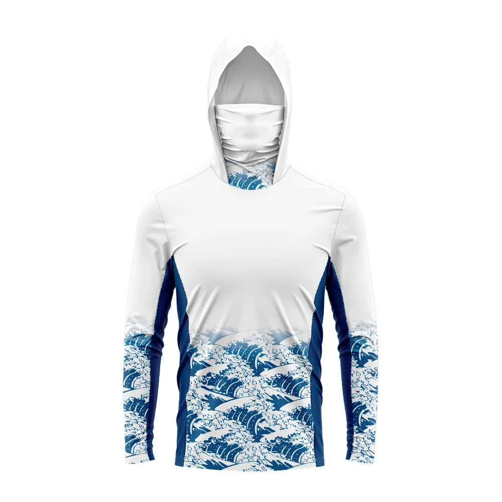 Men’s UV Fishing Hoodie | Long Sleeve Sun Protection Shirt | Lightweight & Quick-Dry