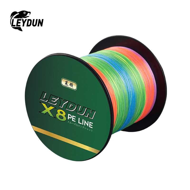 LEYDUN X8 Braided Fishing Line | 500m | 8-Strand PE | Super Smooth Multifilament
