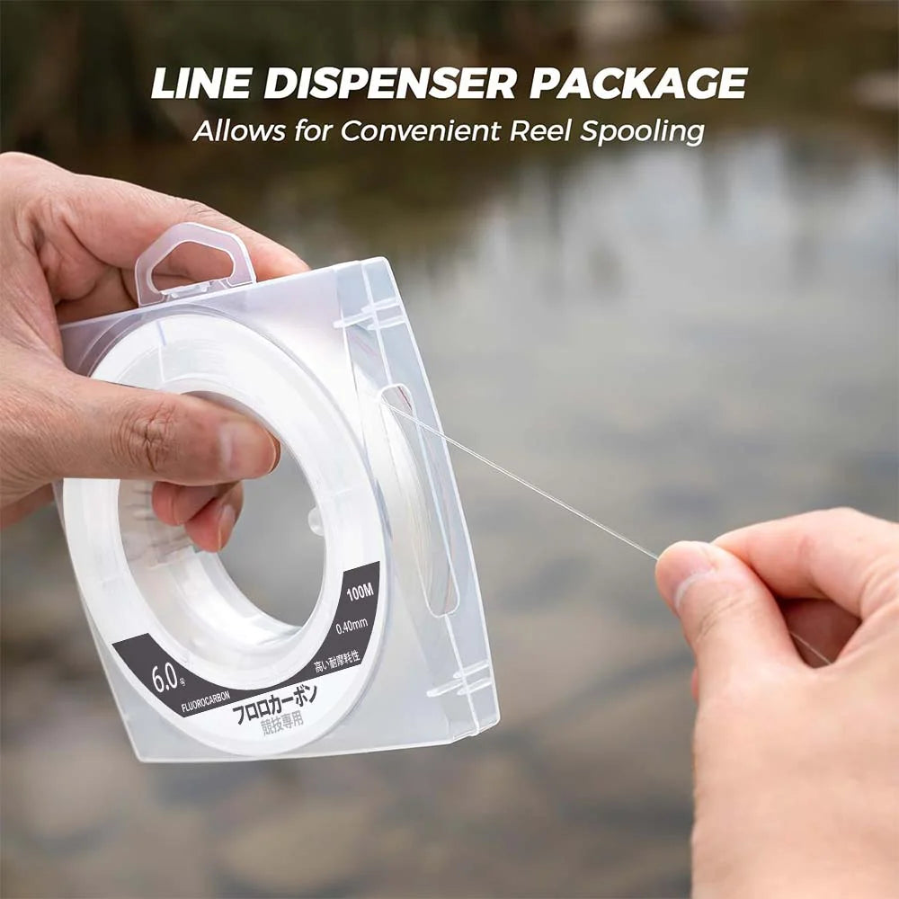 99% Fluorocarbon Invisible High Abrasion Resistant Line 100m