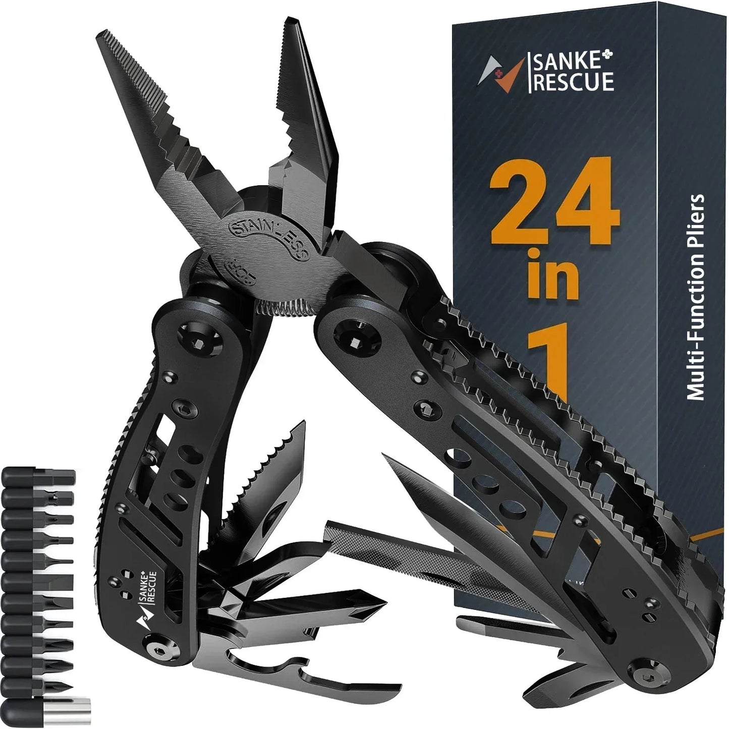 24-in-1 Multitool Pliers | Survival, Camping & Fishing Multi-Tool