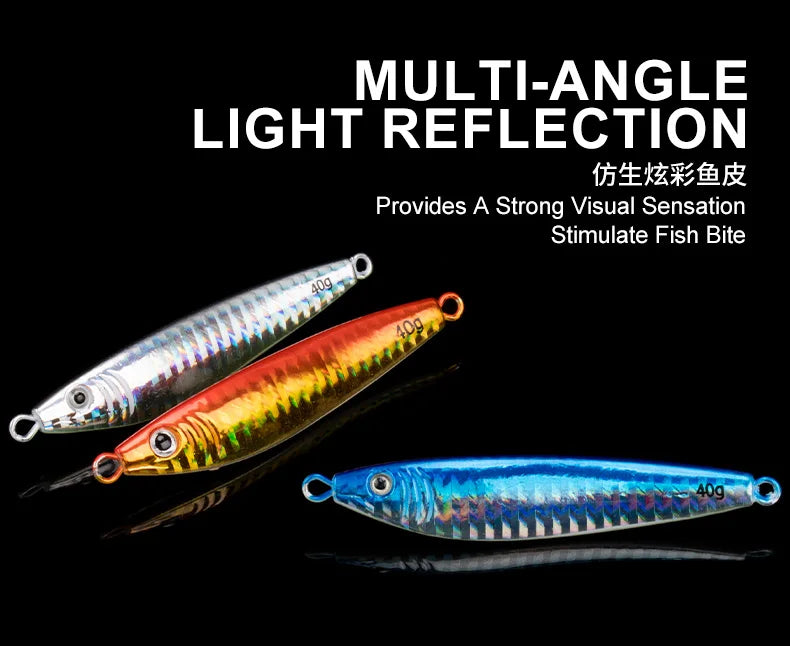 OBSESSION J2 Hard Metal Jigs Lure 60g/80g