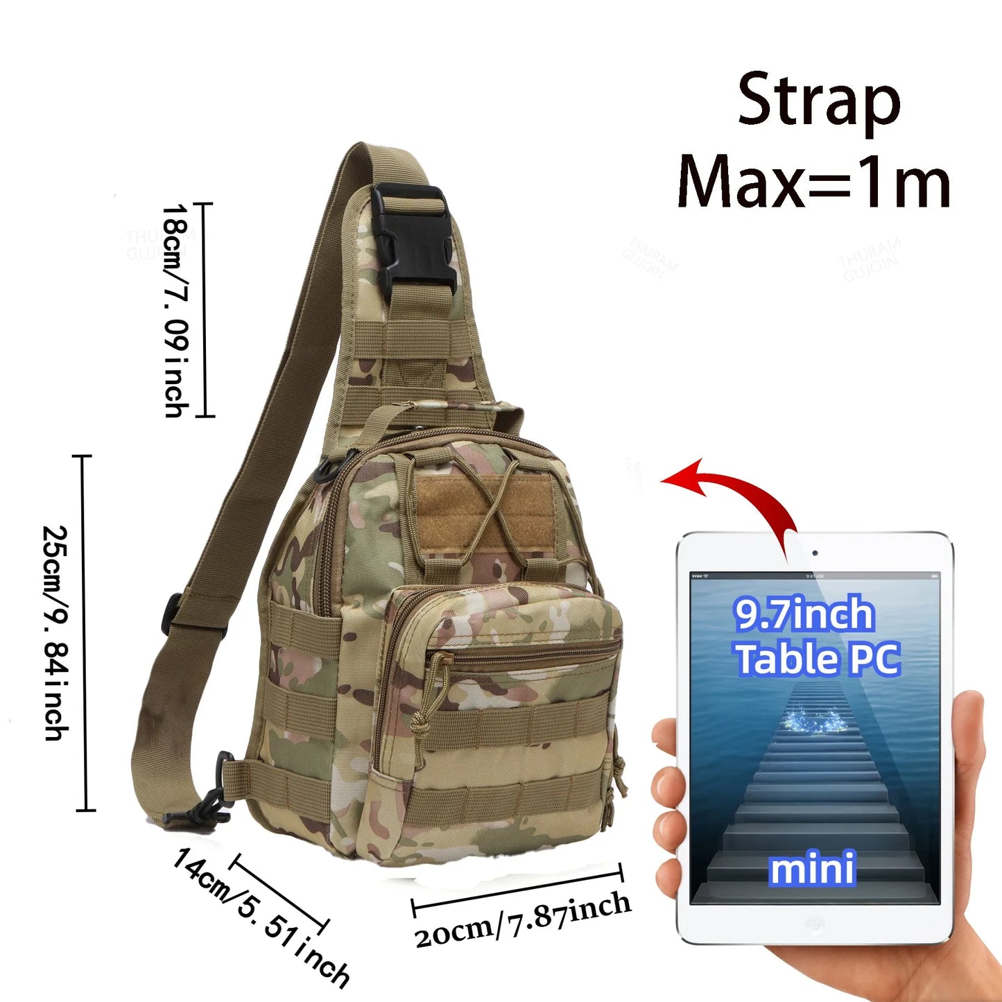 Tactical Assault Pack Sling Backpack