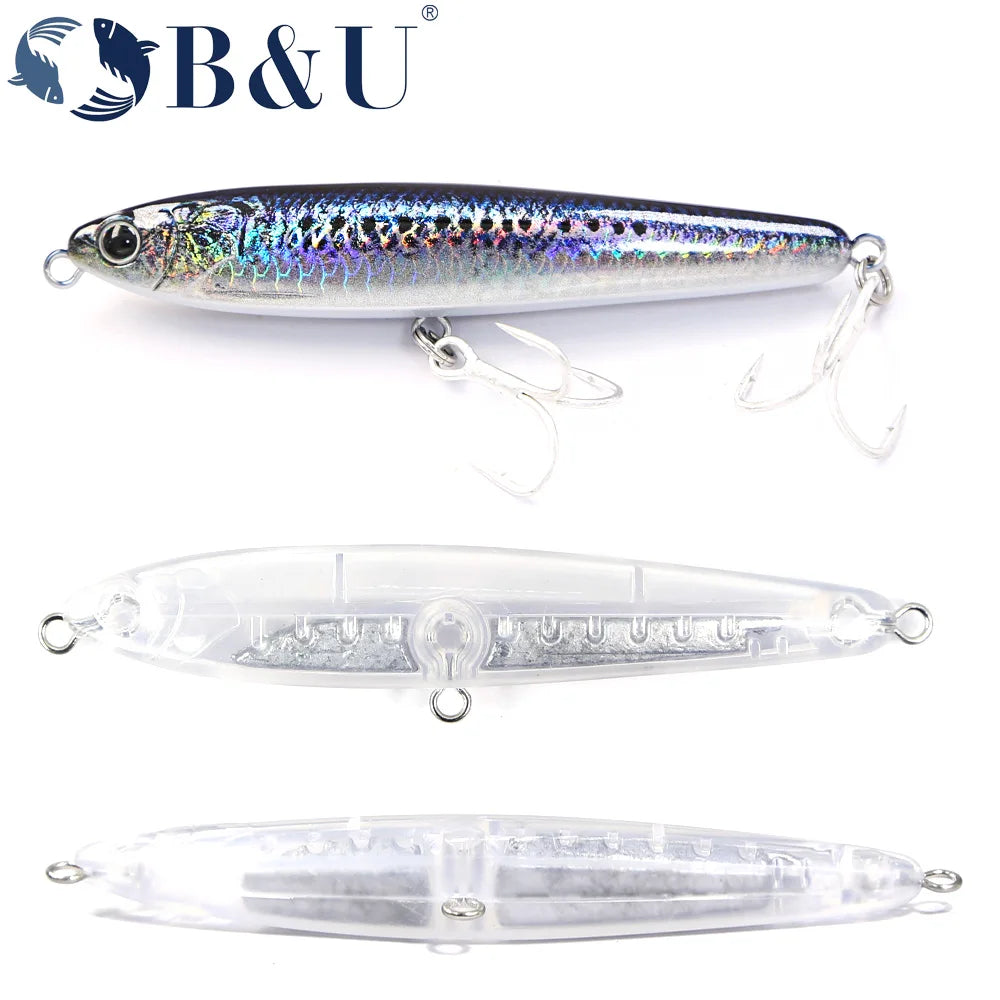 B&U Sinking Pencil Bait 95mm 28g Sinking