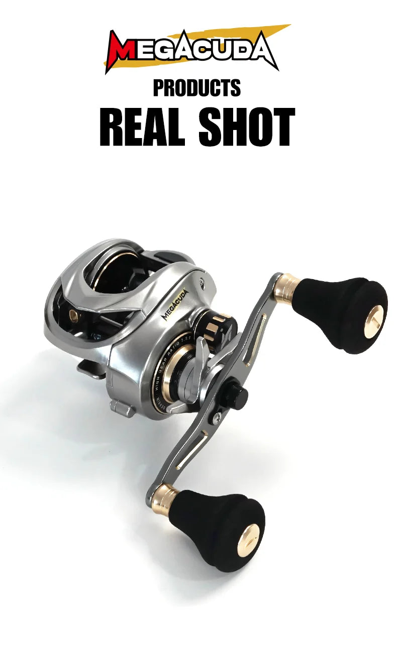 Seasir Megacuda Saltwater Baitcasting Reel 15KG Drag 6.5:1 11+1 BB