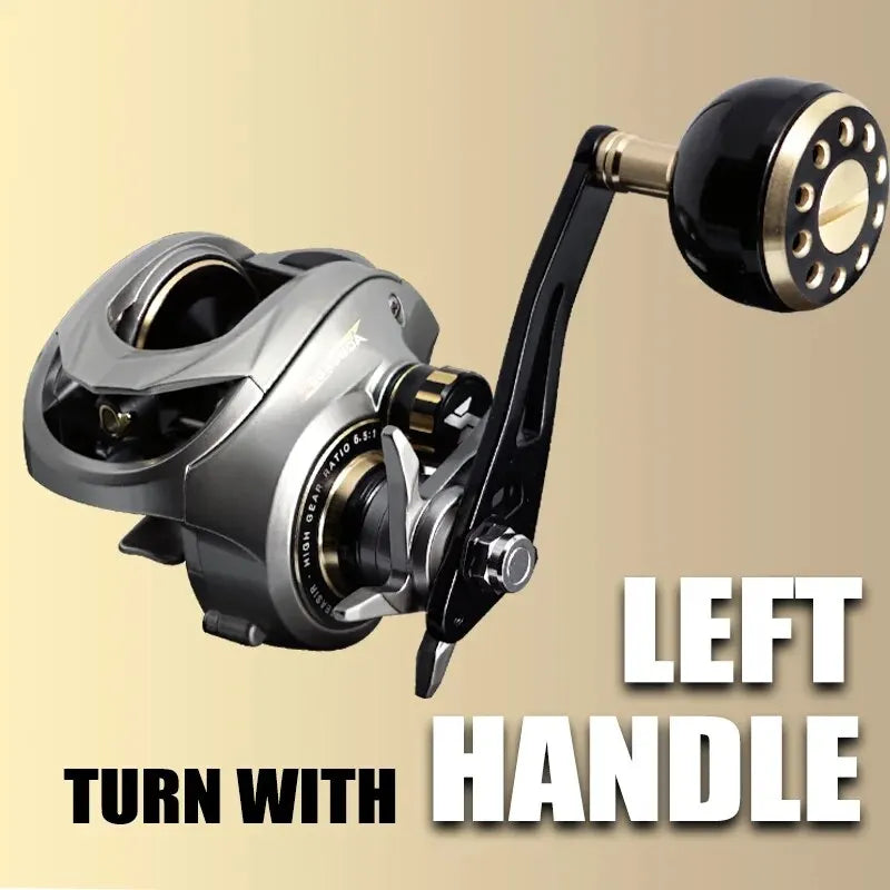 Seasir Megacuda Baitcasting Reel Drag 15KG Deep Spool 9+1BB 6.5:1 *NEW SUPPLIER*