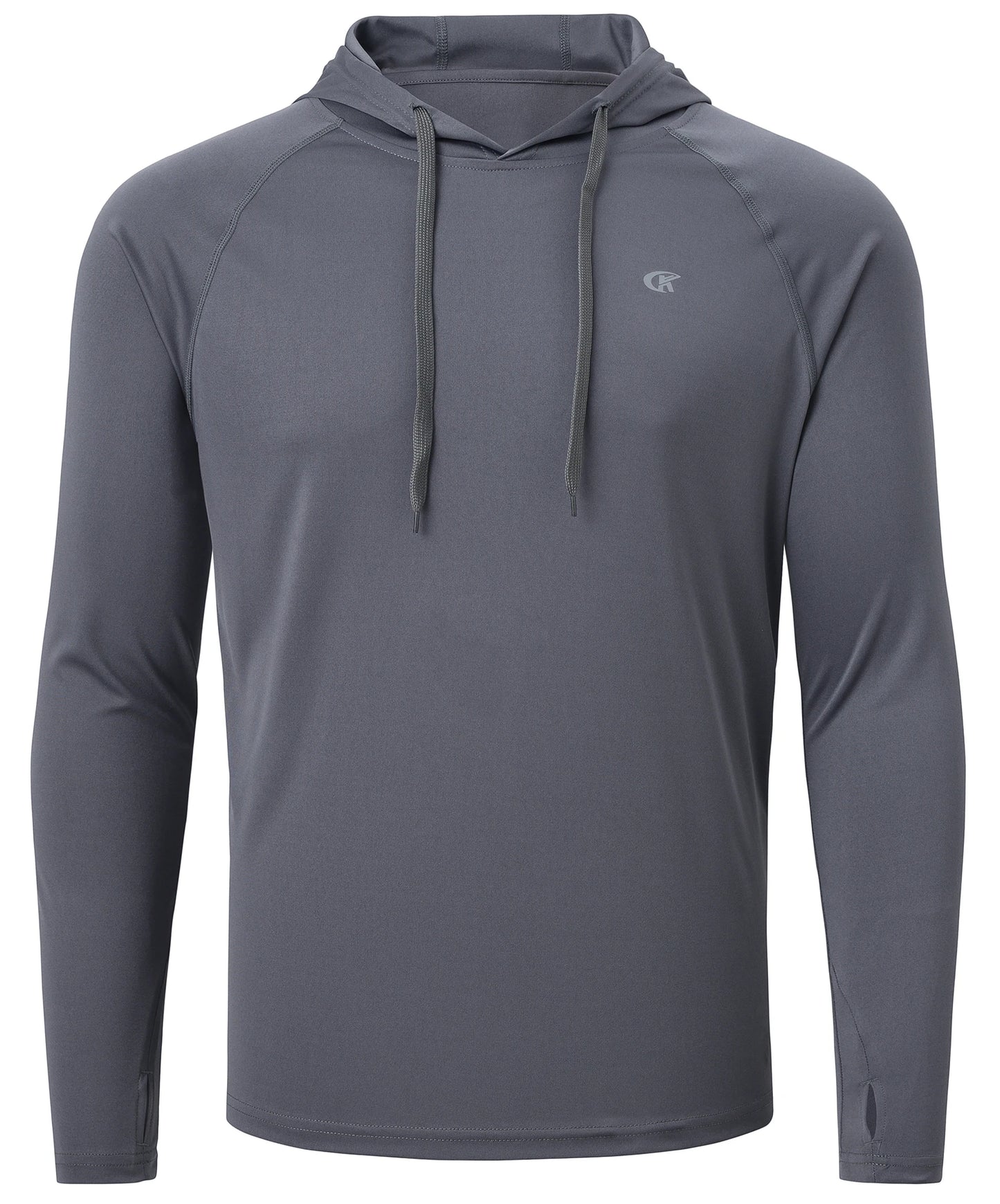 Men’s UPF 50+ Long Sleeve Hoodie Shirt | Quick-Dry Rash Guard | Lightweight Summer Outdoor Pullover