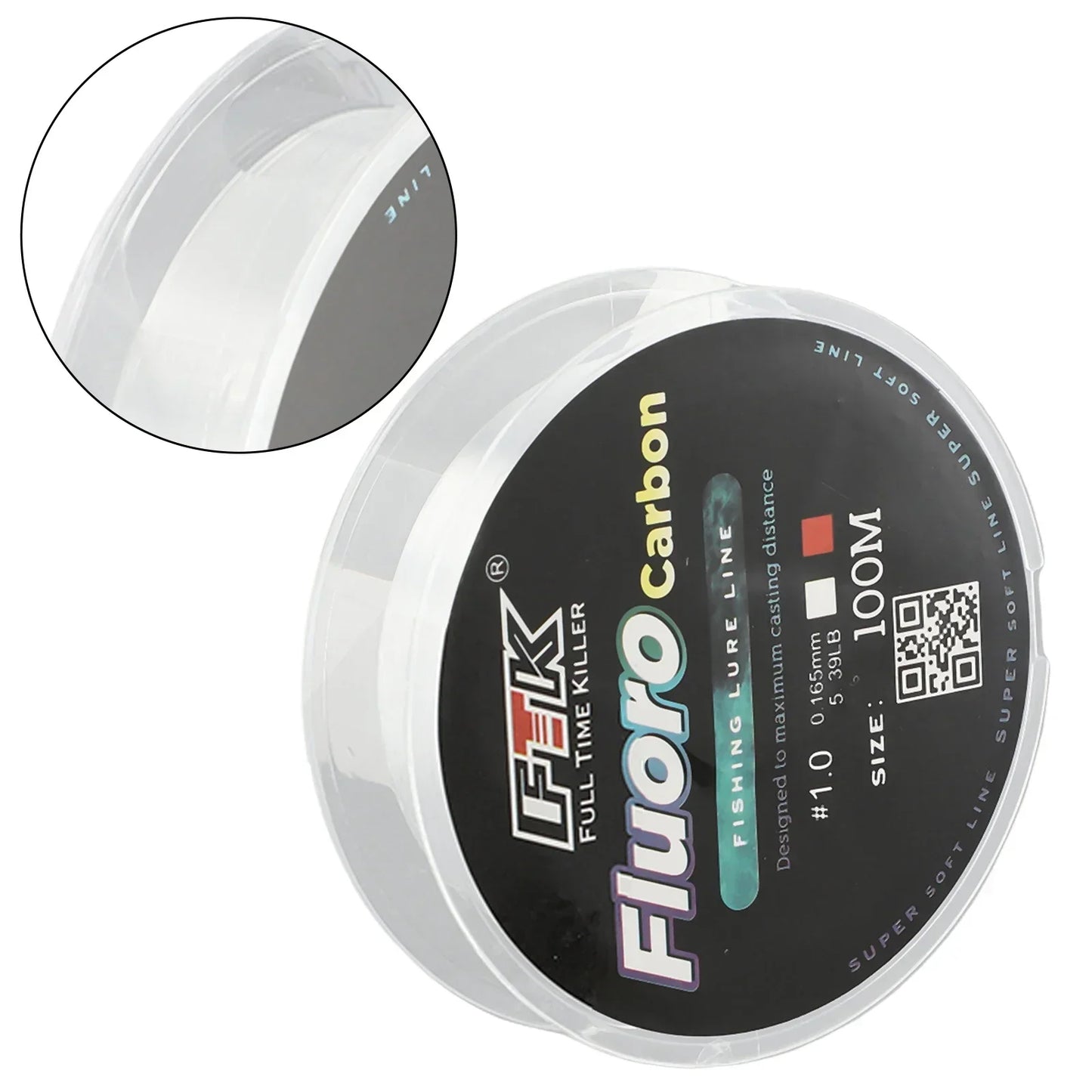 ZTTO Fluocarbon Sinking Leader Line 100M