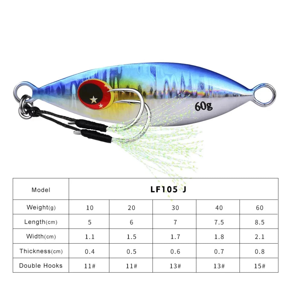 BigJig Saltwater Jigs 10g-60g