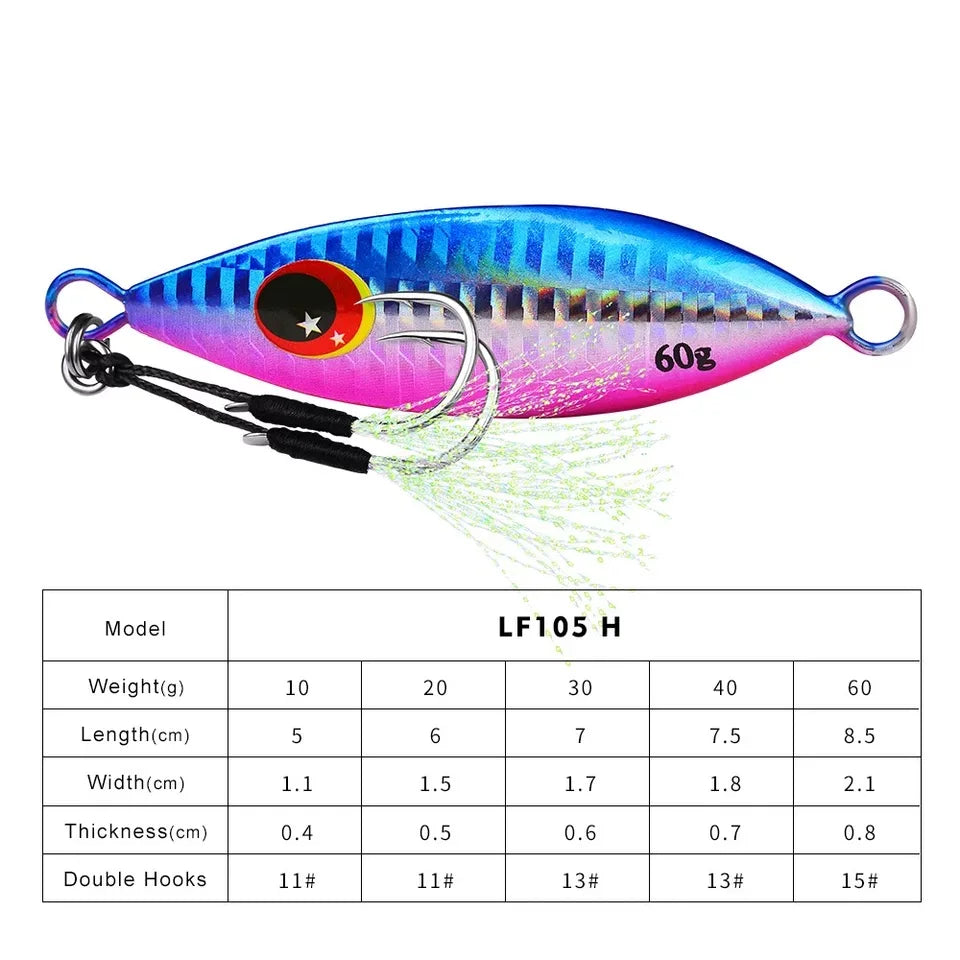 BigJig Saltwater Jigs 10g-60g