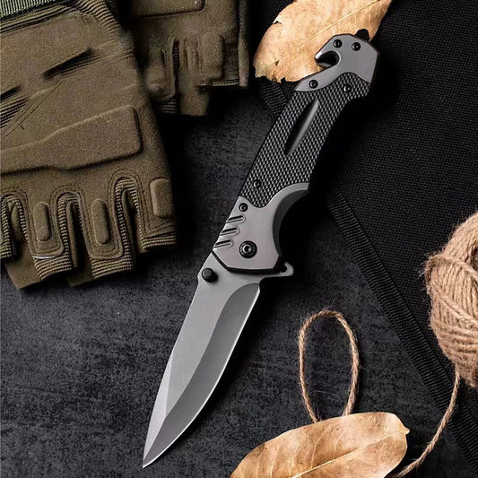 Folding Survival Knife | Stainless Steel Outdoor Knife