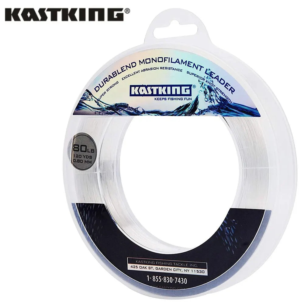 KastKing Monofilament Fishing Line | 20–200LB | 110m | Super Strong Nylon | 0.40–1.40mm | Boat & Saltwater Ready
