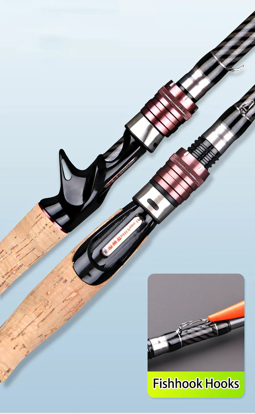 Carbon Fiber Telescopic Lure Rod 1.8-3.6m