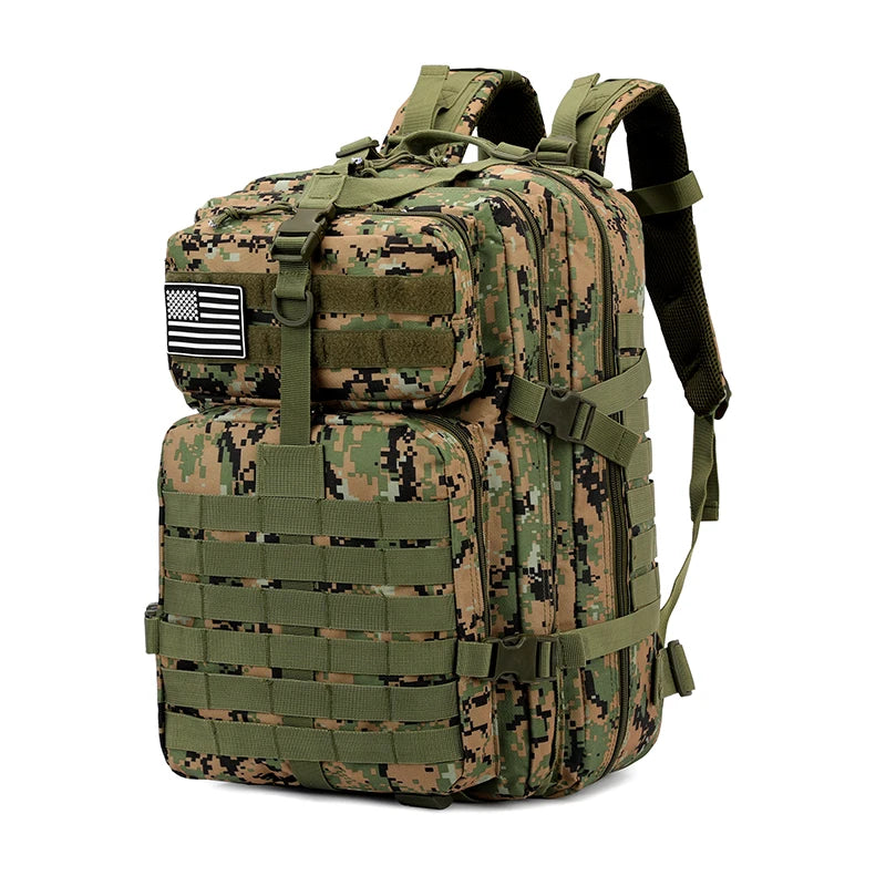 50L Tactical Backpack, Multiple Colours