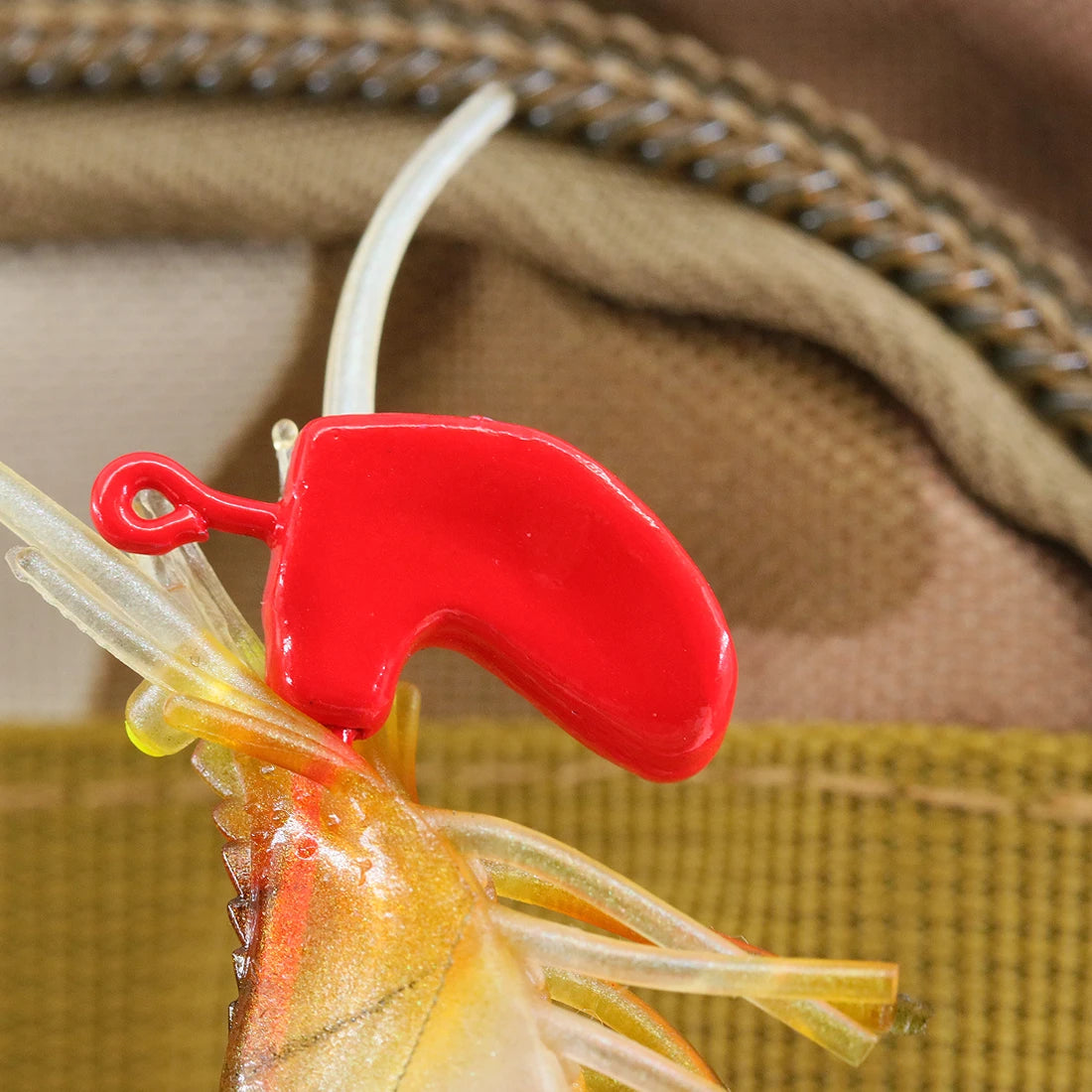 FishTrip 3Pcs Shrimp with Weight 5cm/7cm