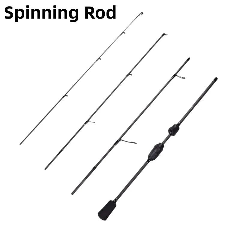 Mavllos Resolute Light BFS Rod | 4-Piece Carbon | Solid Fast Tip | 0.8–7g Lure | 2–6lb Line | Casting & Spinning