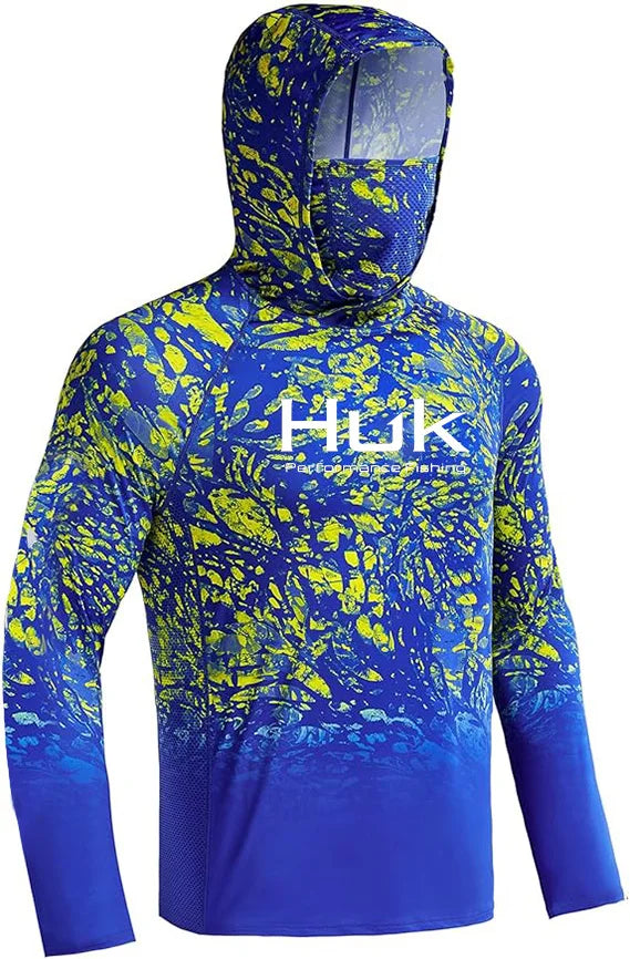 HUK Hooded Fishing Shirt Unisex Range