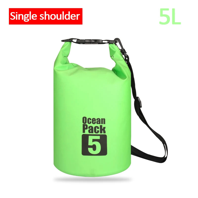 Waterproof Floating Dry Bag | 2L–30L | 500D | Fishing, Boating & Swimming