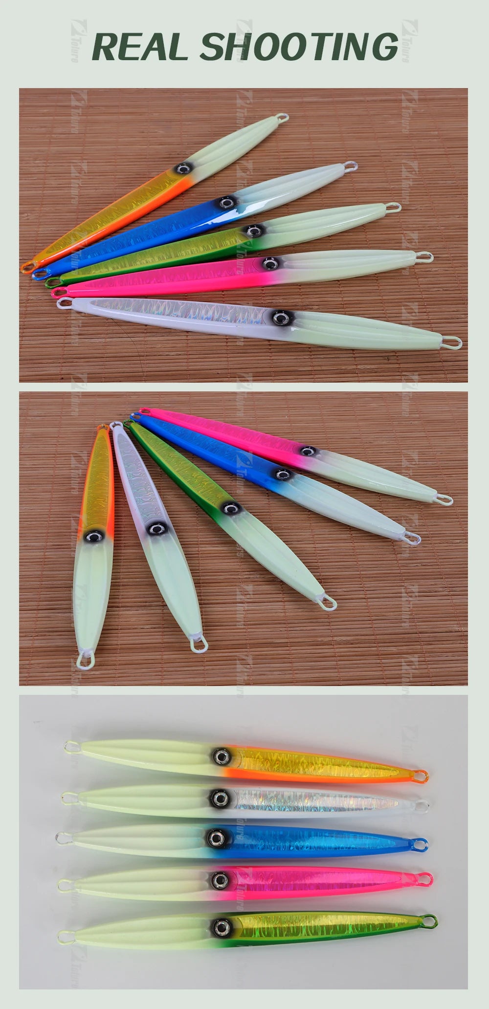 TOLU Deep Sea Metal Jig 80g/100g
