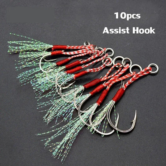 10pcs/Lot Slow Jigging Assist Hook