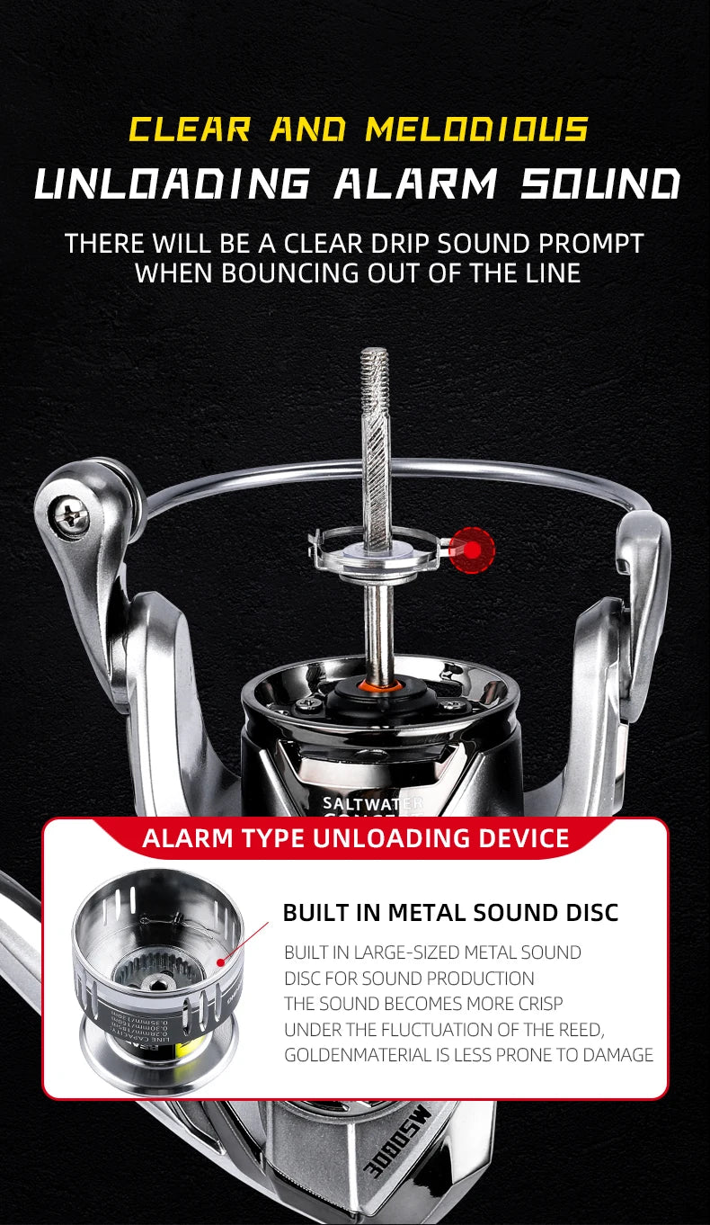 BEARKING Assassin Saltwater  Spinning  Reel 1000-6000 9+1BB 5.2:1 Max Drag 10-20KG