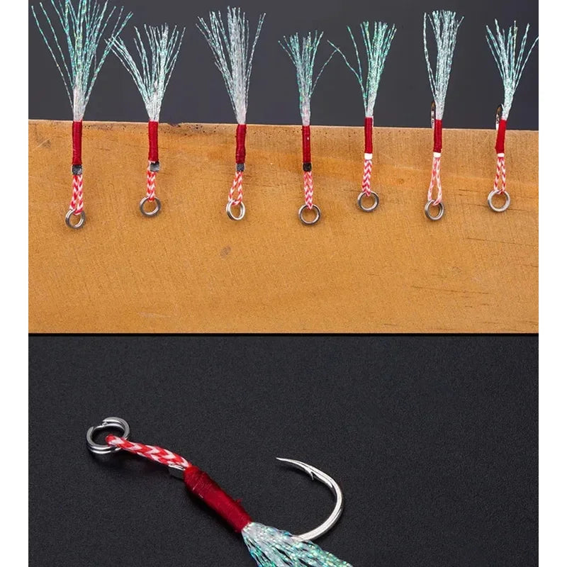 10pcs/Lot Slow Jigging Assist Hook