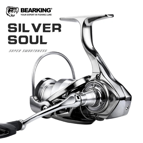 BEARKING LT Series Spinning Reel – 5.5:1 Gear Ratio, 15 kg Max Drag & Lightweight 206 g Design