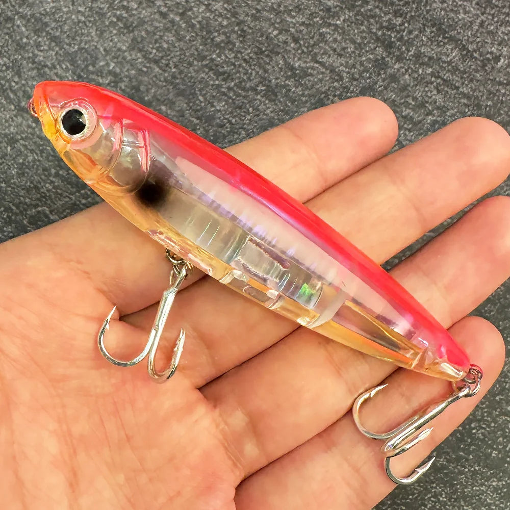 Floating Pencil Bait – 10 cm / 17.5 g Topwater Hard Lure (Walk-the-Dog Action, Fresh & Saltwater)